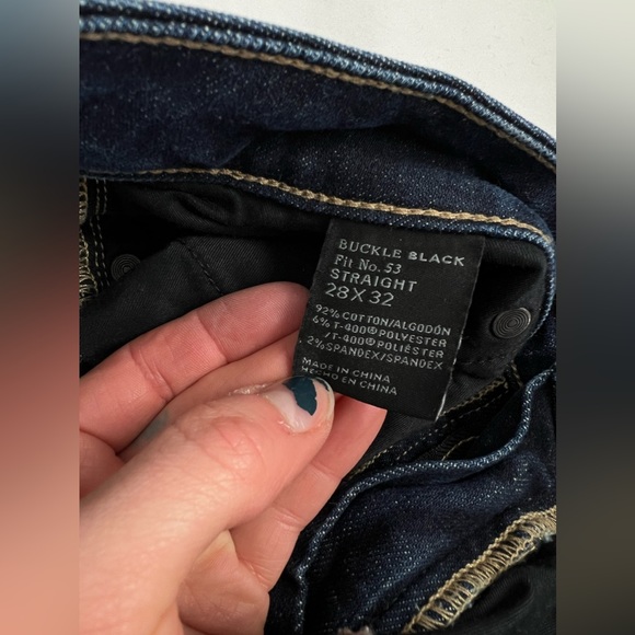 Buckle Black Fit No. 53 Straight Stretch Jean Women’s Size 28x32 - Picture 3 of 3